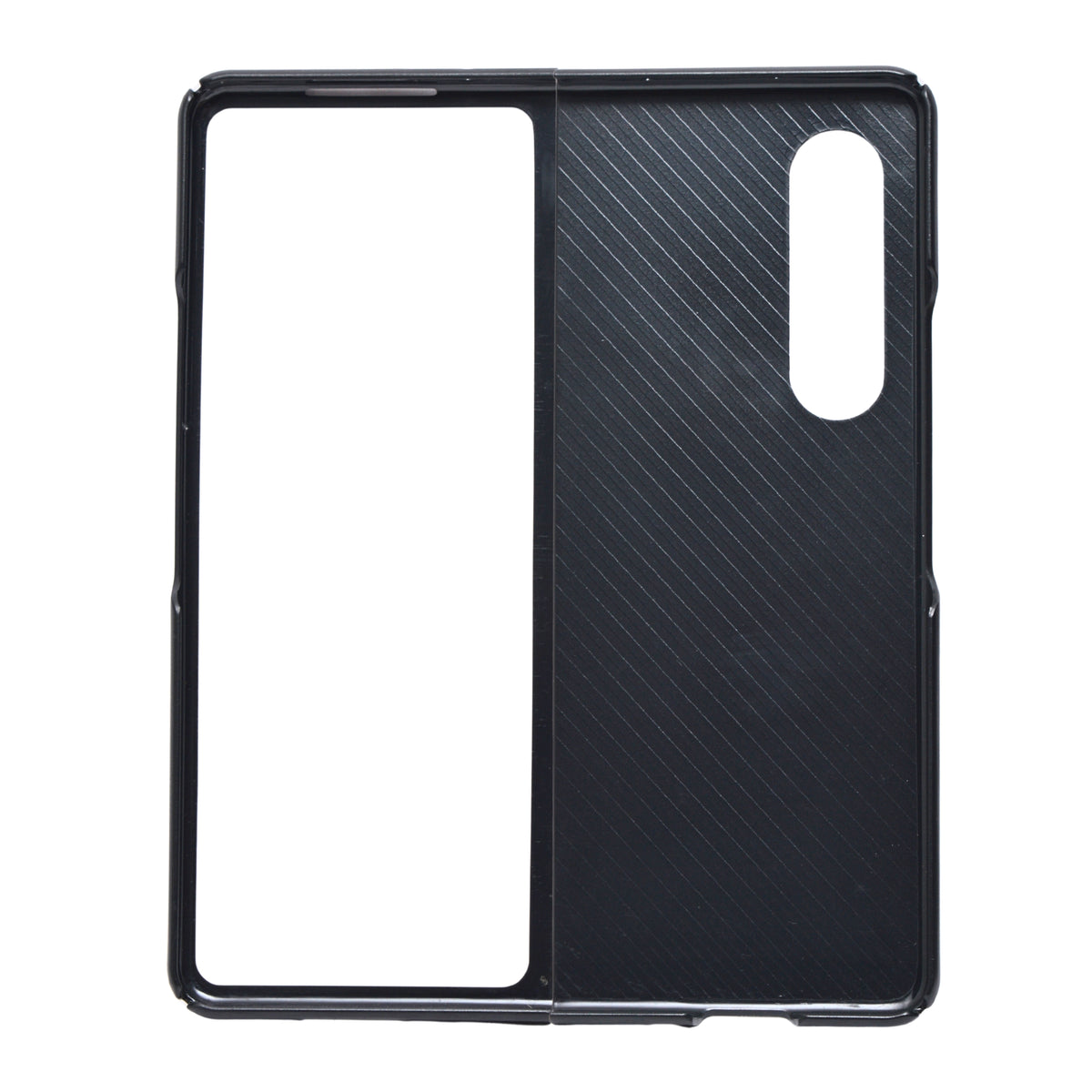 Dual Texture Carbon Fiber Slim Protective Phone Case for Samsung Galaxy Z Fold 3