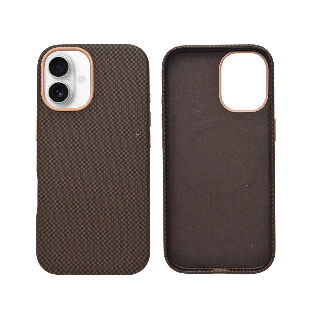 Sleek Carbon Fiber MagSafe Compatible Phone Case for iPhone 17