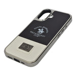 Santa Barbara Polo Club Dual Tone Leather Finish Phone Case for iPhone 17