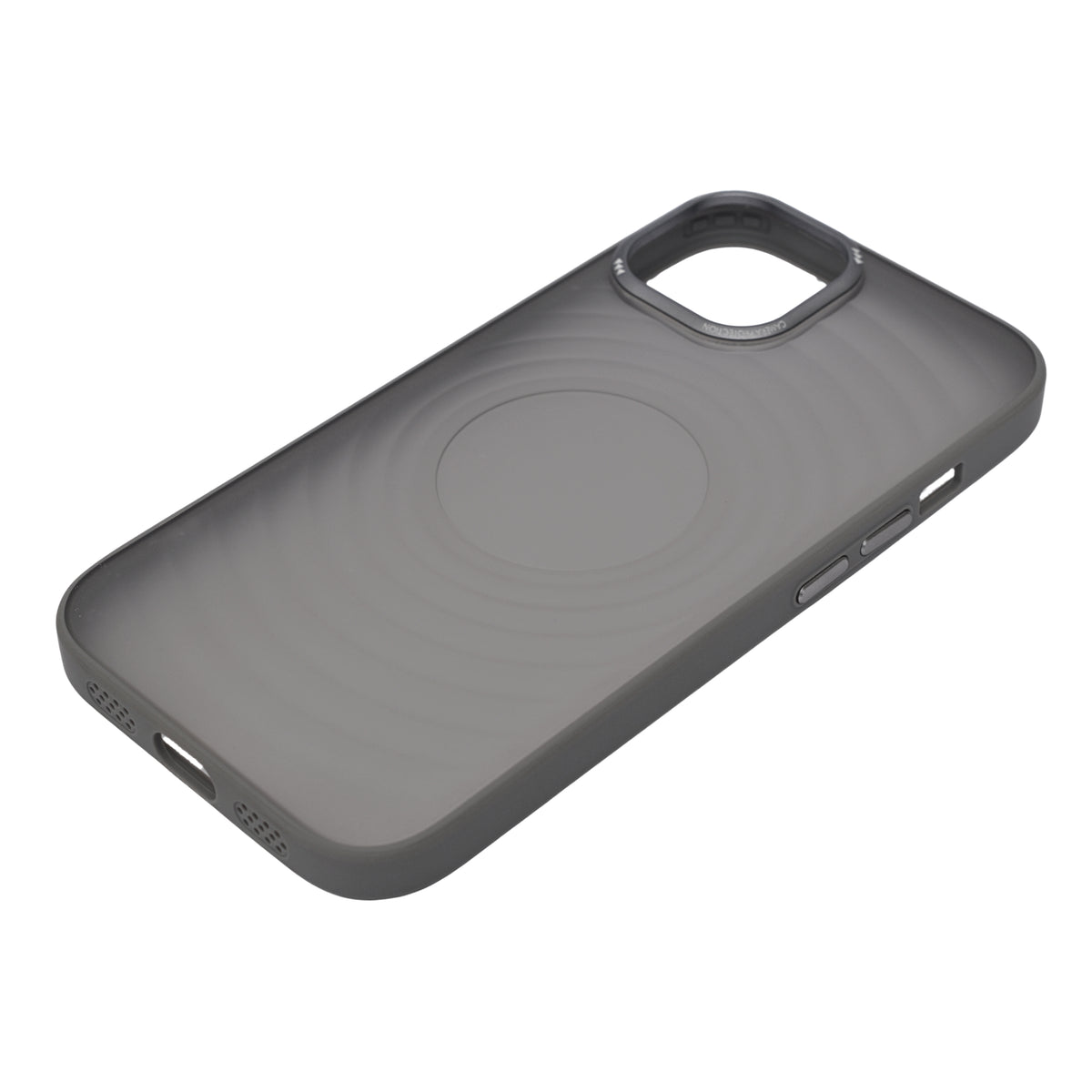 Stylish Durability Acrylic Corrugated Lines Skin Feel Case For iPhone 15