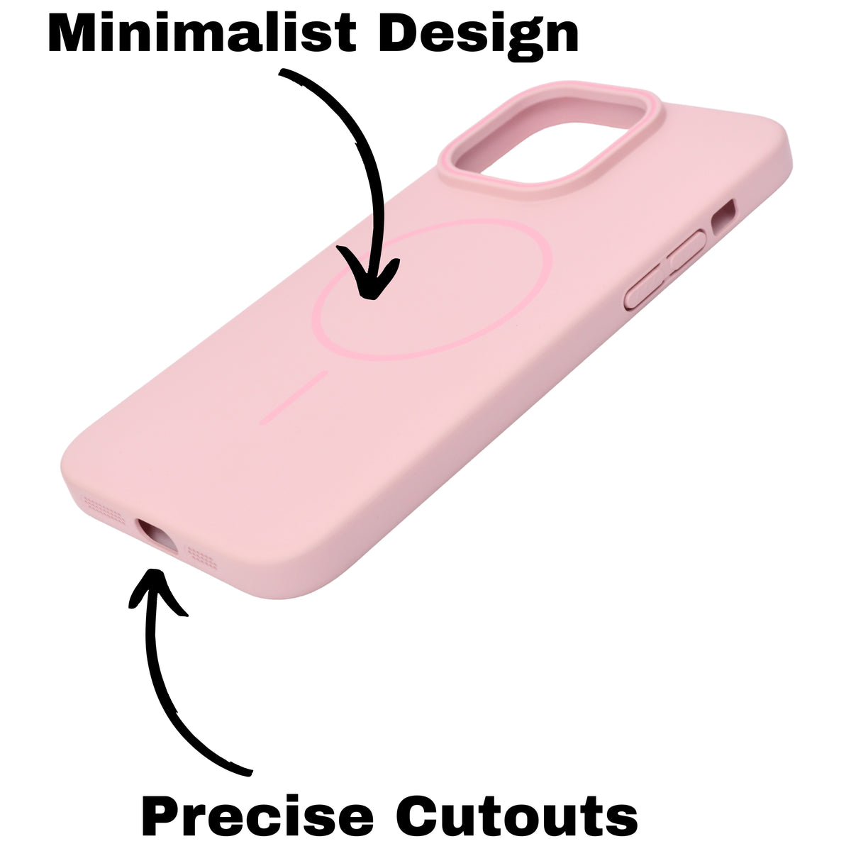 MagSafe Compatible Matte Finish Hard Plastic Phone Case for iPhone 15 Pro Max