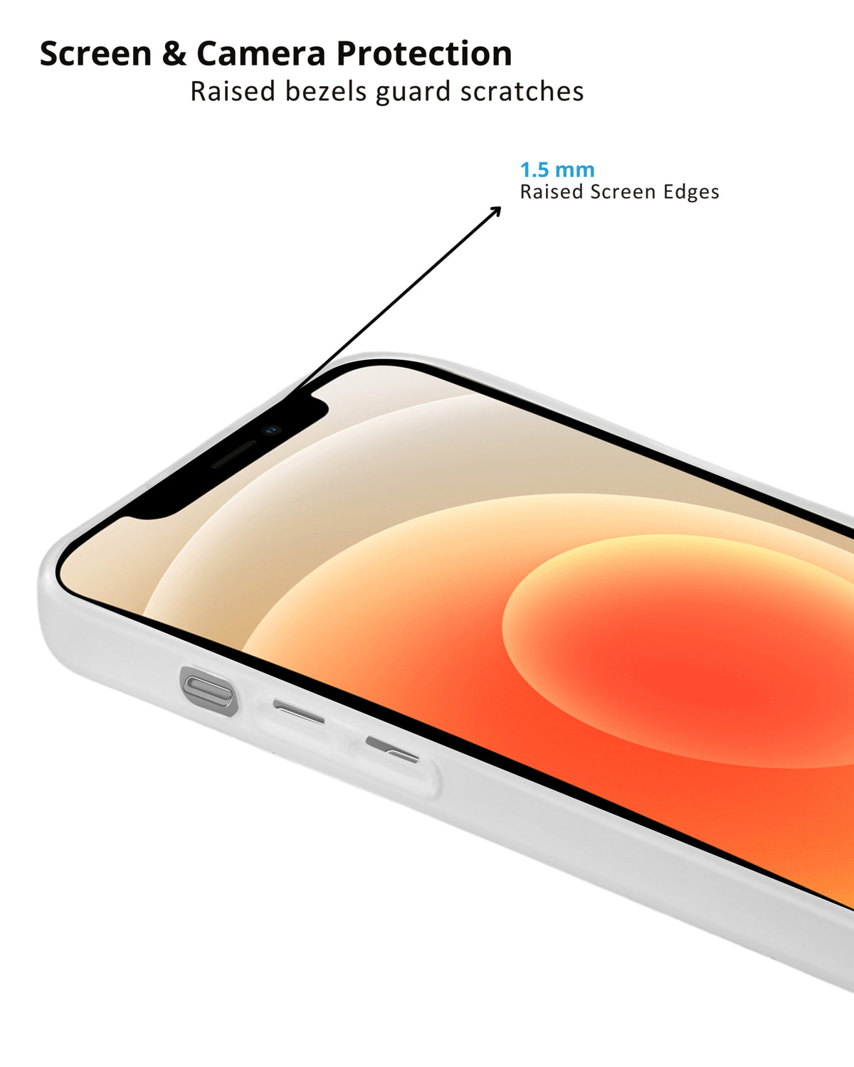 Translucent Matte Cover Soft Flexible Back Case Cover For iPhone 15