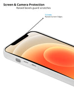 Translucent Matte Cover Soft Flexible Back Case Cover For iPhone 15