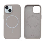 Soft Silicone with MagSafe Ring Phone Case for iPhone 15