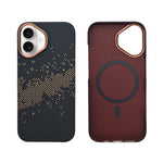 Kevlar Texture Magsafe Armor Phone Case for iPhone 17