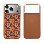 Floral Detachable MagSafe Compatible Phone Case for iPhone 17 Pro