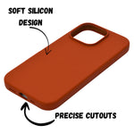 Premium Soft Silicone with Microfiber Lining Phone Case for iPhone 16 Pro