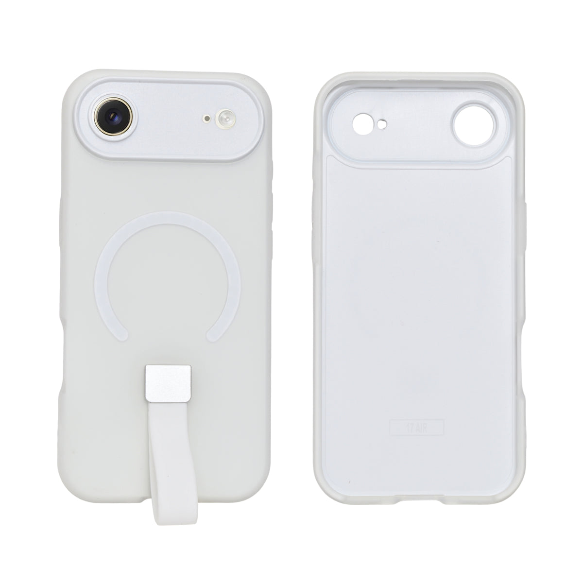 Frosty Matte with Silicone Finger Loop Phone Case for iPhone 17 Air