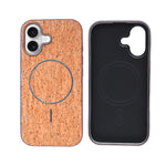 Cork Texture Printed MagSafe Compatible Phone Case for iPhone 17