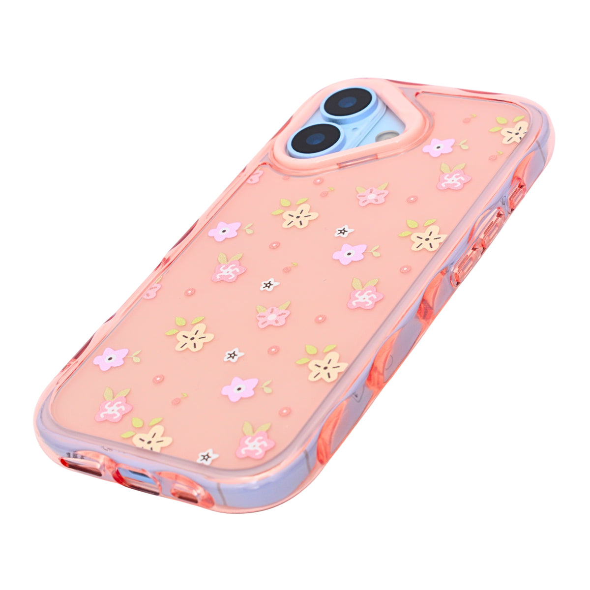 Cute Transparent Wavy Edge Phone Case for iPhone 17