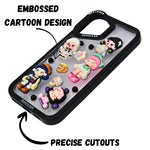 Cute 3D Cartoon Doodle Phone Case for iPhone 16