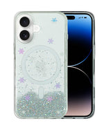 Gradient Glitter Sparkling MagSafe Compatible Protective Case for iPhone 16 Plus