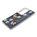 Luxury 3D Iridescent Pearl Flower & Butterfly Phone Case for Samsung S24Ultra