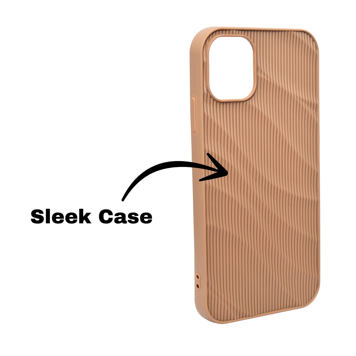 Soft Silicone Wave Texture Phone Case For iPhone 11