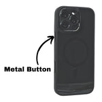 Smoke Transparent MagSafe Compatible Phone Case for iPhone 16 Pro Max