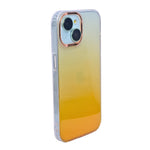 Fashionable Shockproof Yellow Gradient phone case for iPhone 15