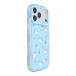 Cute Transparent Wavy Edge Phone Case for iPhone 17 Pro Max