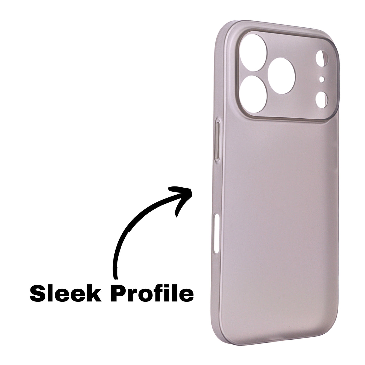 Frosted Matte Finish Slim Translucent Phone Case for iPhone 17 Pro