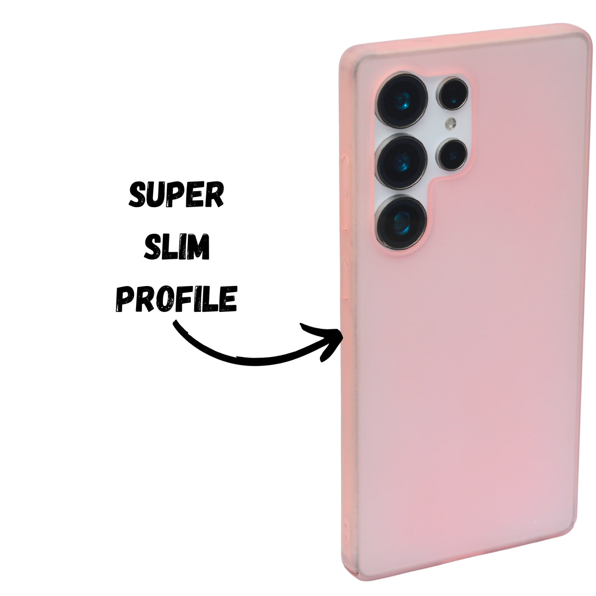 Paper Slim Translucent Matte Phone Case for Samsung S25 Ultra