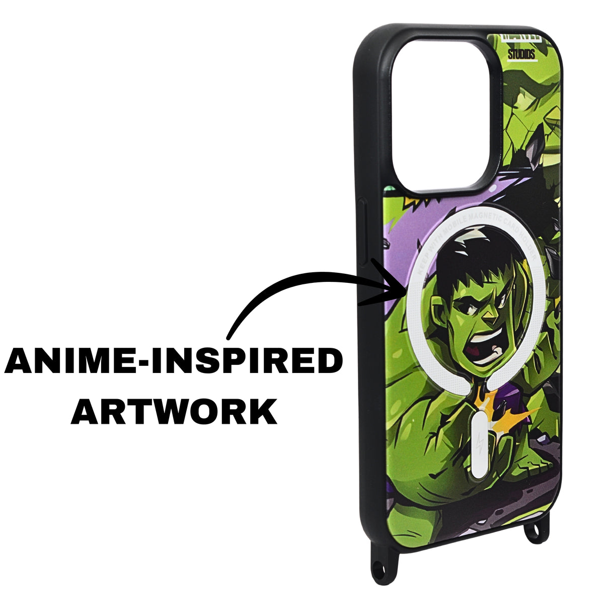 Anime Print Vibrant Character Design Phone Case for iPhone 14 Pro