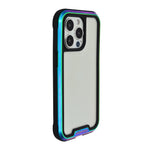 Eye Catching Iridescent Edge Clear Phone Case for iPhone 13 Pro
