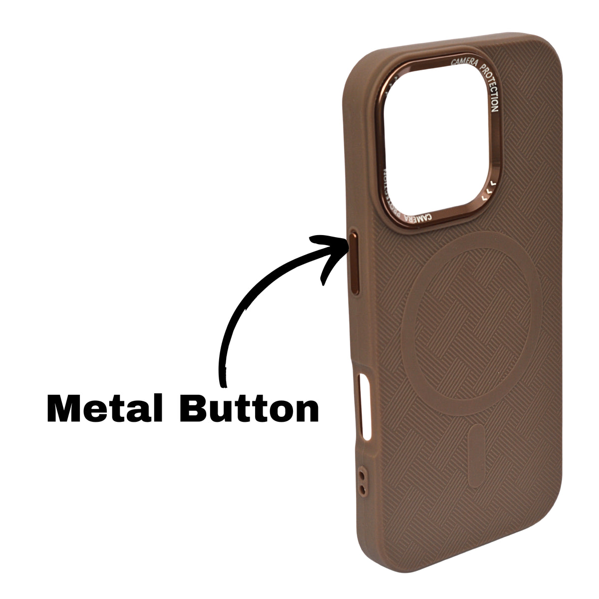 Textured Anti-Slip Silicone MagSafe Compatible Phone Case for iPhone 16 Pro