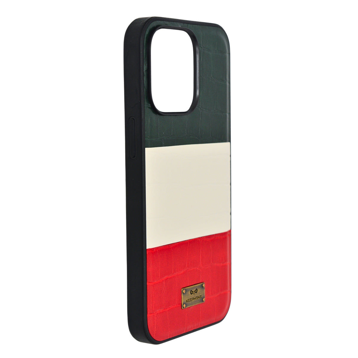 Crocodile Texture Leather Phone Case for iPhone 13 Pro