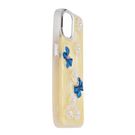 Luxury 3D Iridescent Pearl Flower & Butterfly Phone Case for iPhone 13 / 14