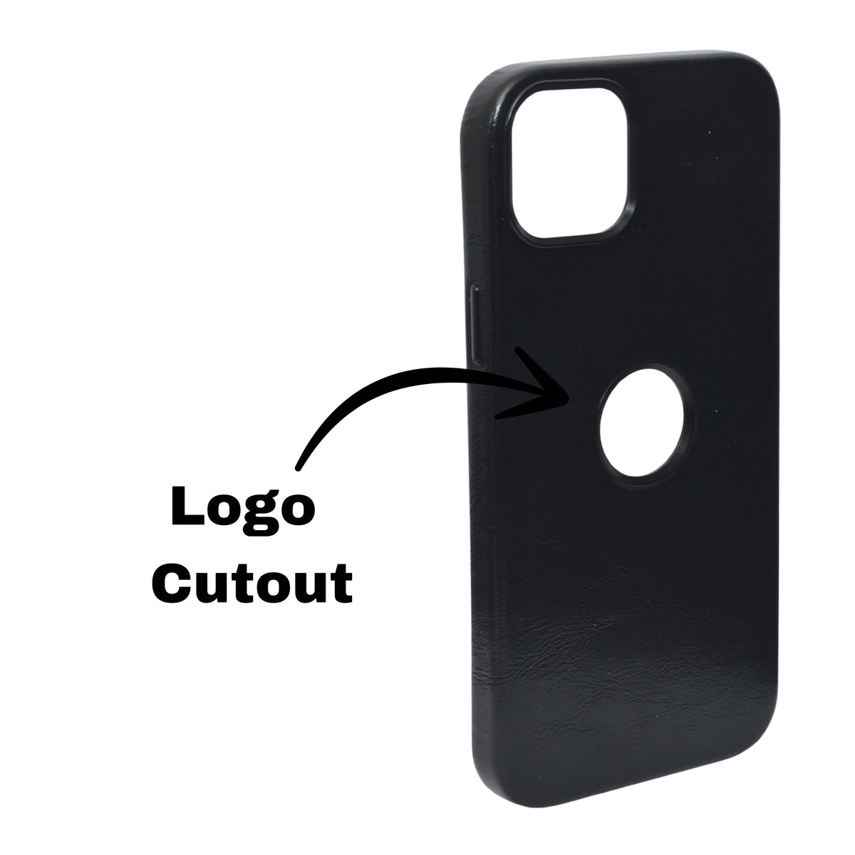 Deecase Premium Leather Finish with Metallic Logo Ring Cutout Phone Case for iPhone 14Plus/15Plus