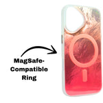 Iridescent MagSafe Compatible Gradient Phone Case For iPhone 16 Plus