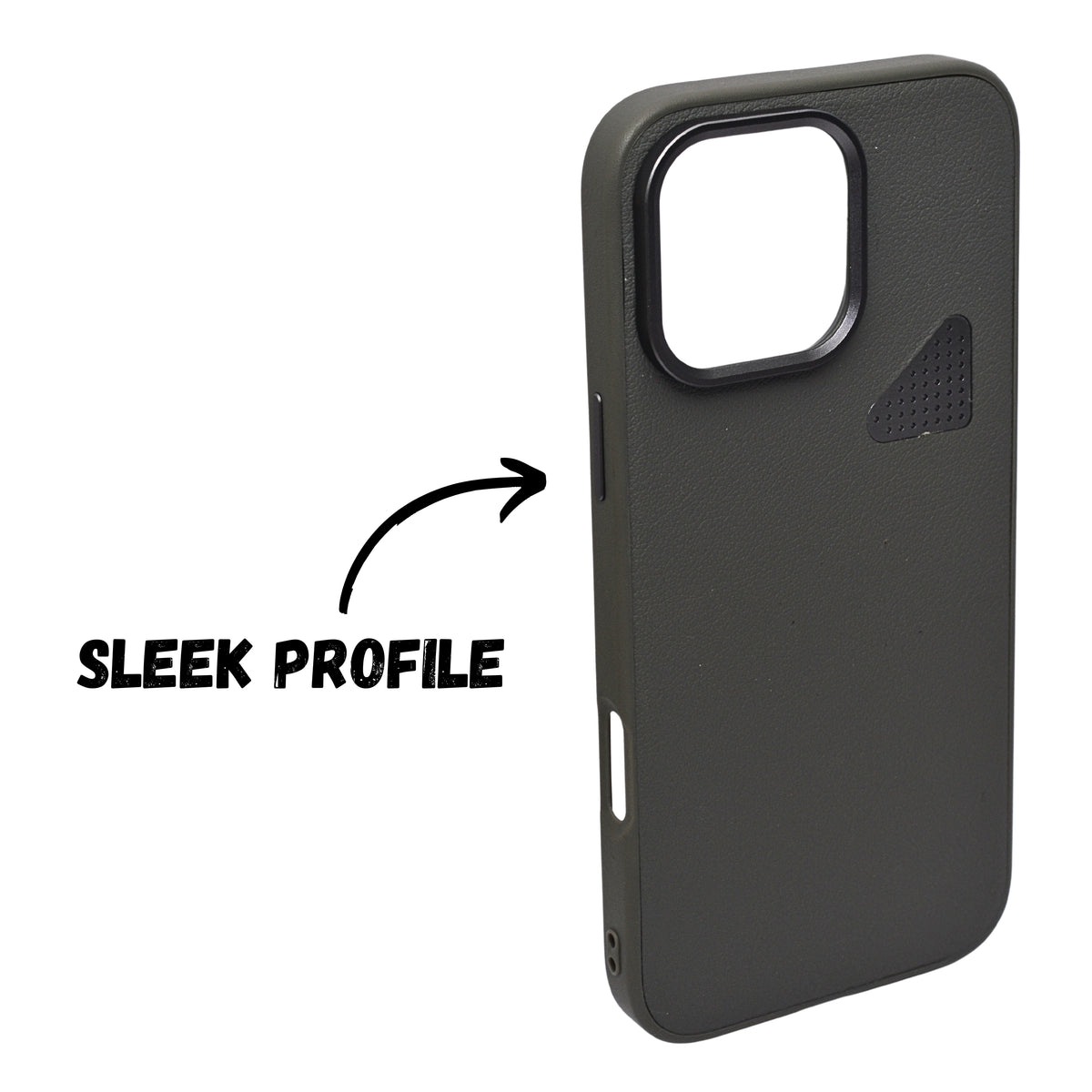 Premium Leather Heat Dissipation Protective Case for iPhone 16 Pro Max