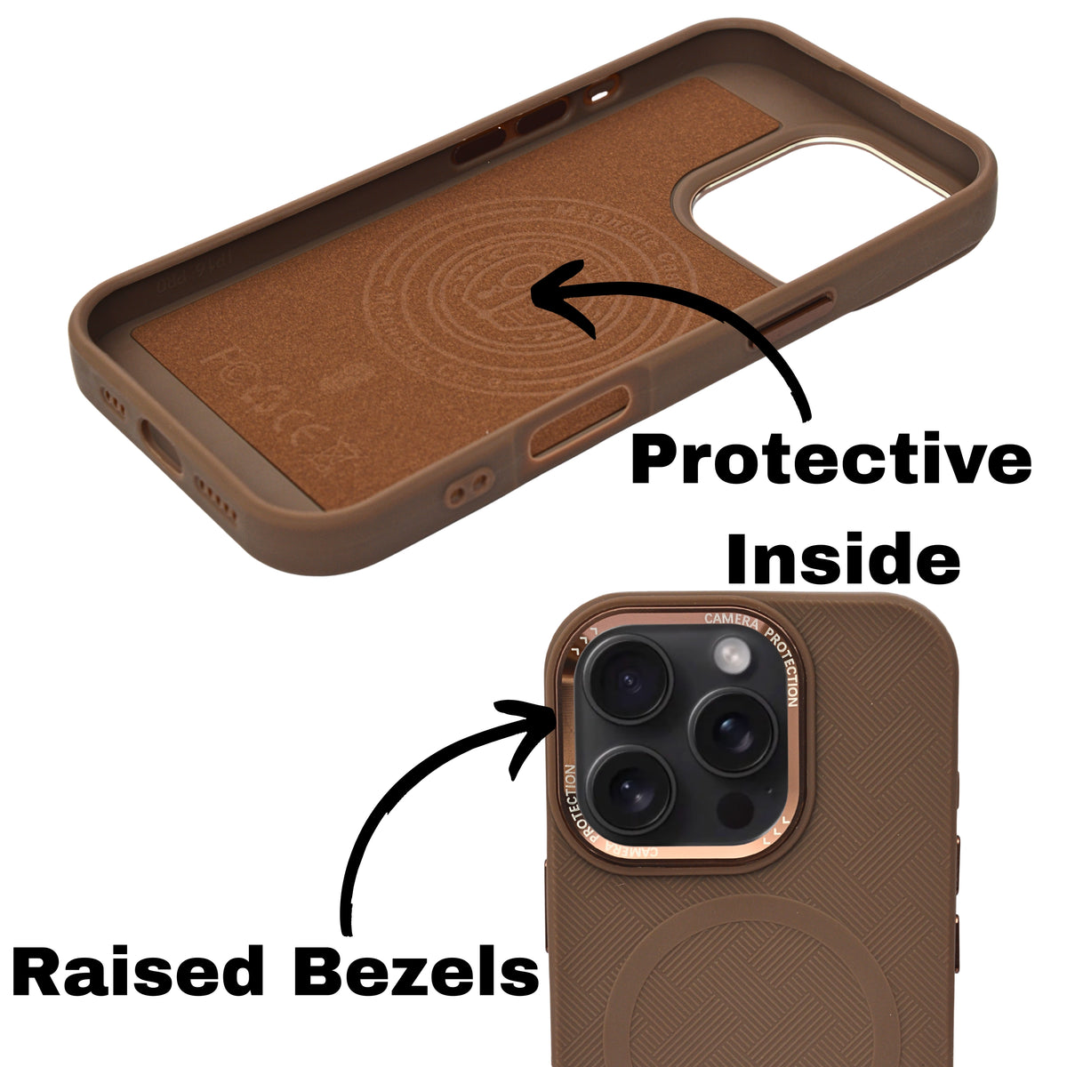 Textured Anti-Slip Silicone MagSafe Compatible Phone Case for iPhone 16 Pro