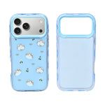 Cute Transparent Wavy Edge Phone Case for iPhone 17 Pro Max