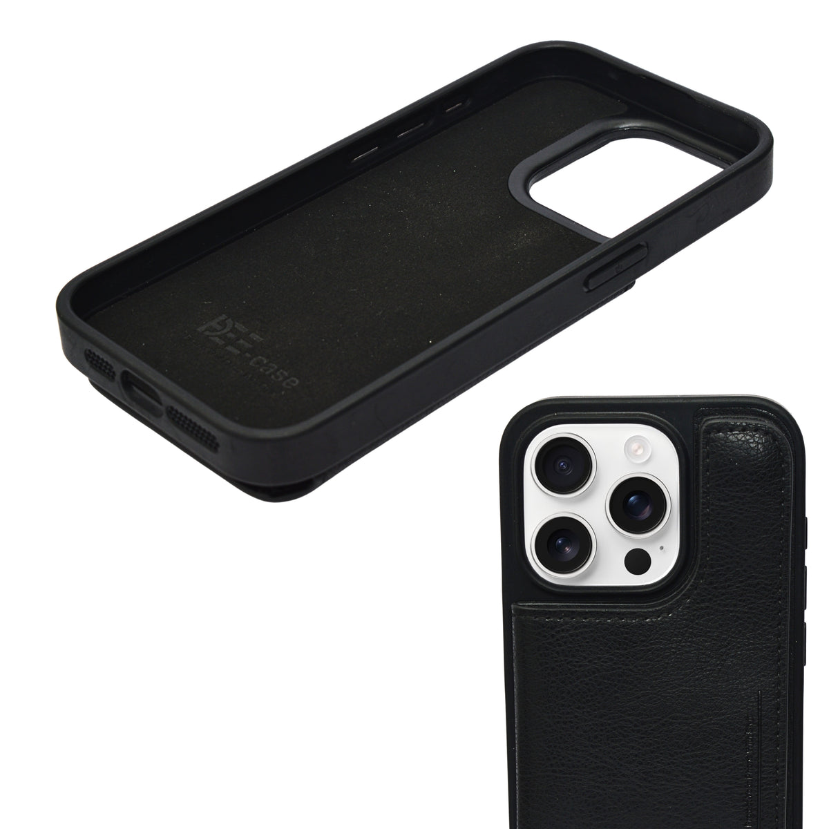 Classic Wallet with Dual Magnetic Lock & Card Slots Phone Case for iPhone 15 Pro