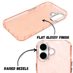 Oee Bear Glitter Transparent Phone Case For iPhone 16