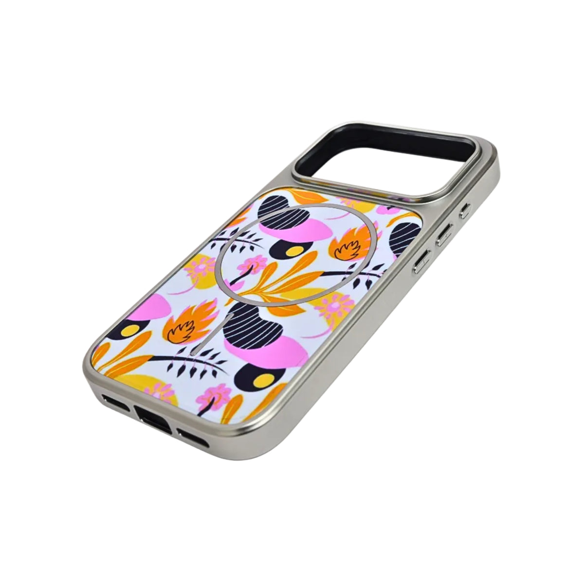 Floral Blossom Print MagSafe Compatible Phone Case for iPhone 17 Pro