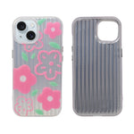 Aesthetic Bow & Floral Phone Case for iPhone 15