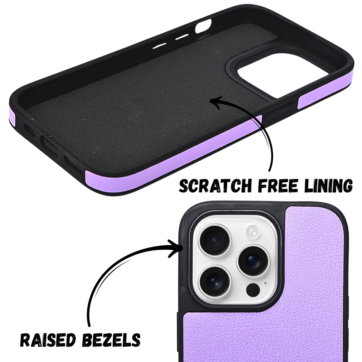 Spigen Leather Textured Protective Phone Case For iPhone 14 Pro Max