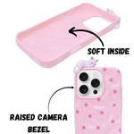 3D Cartoon Character with Polka Dots Soft Phone Case for iPhone 16 Pro Max