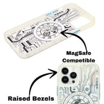 Tech Steampunk Gear Clock Design MagSafe Phone Case For iPhone 12/ 12Pro