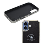 Santa Barbara Polo Club Dual Tone Leather Finish Phone Case for iPhone 17
