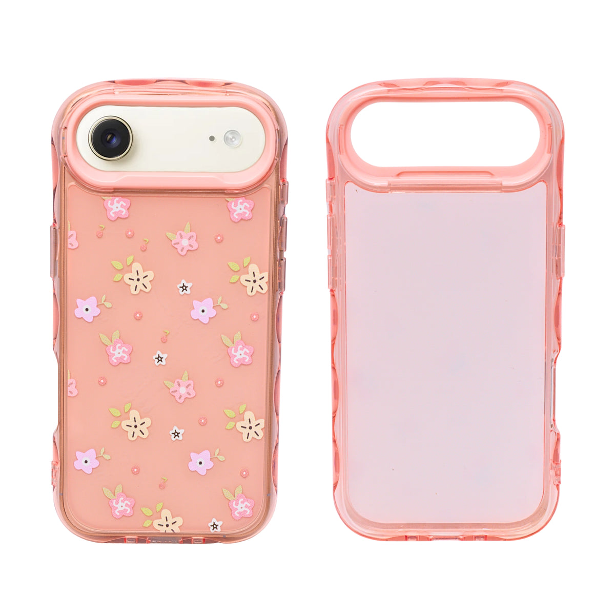 Cute Transparent Wavy Edge Phone Case for iPhone 17 Air