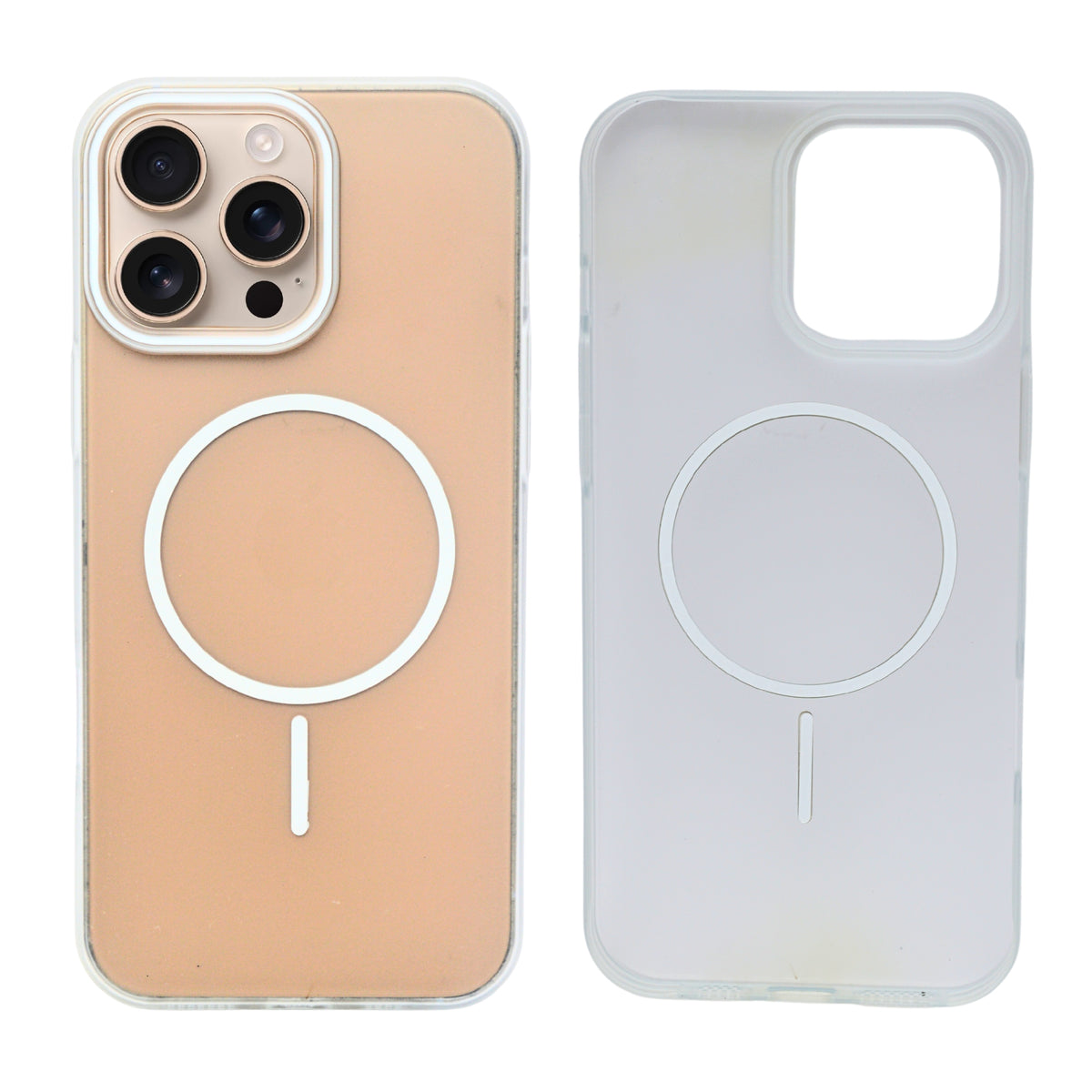 Crystal Clear Shockproof MagSafe Phone Case for iPhone 16 Pro