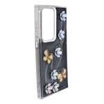 Luxury 3D Iridescent Pearl Flower & Butterfly Phone Case for Samsung S24Ultra