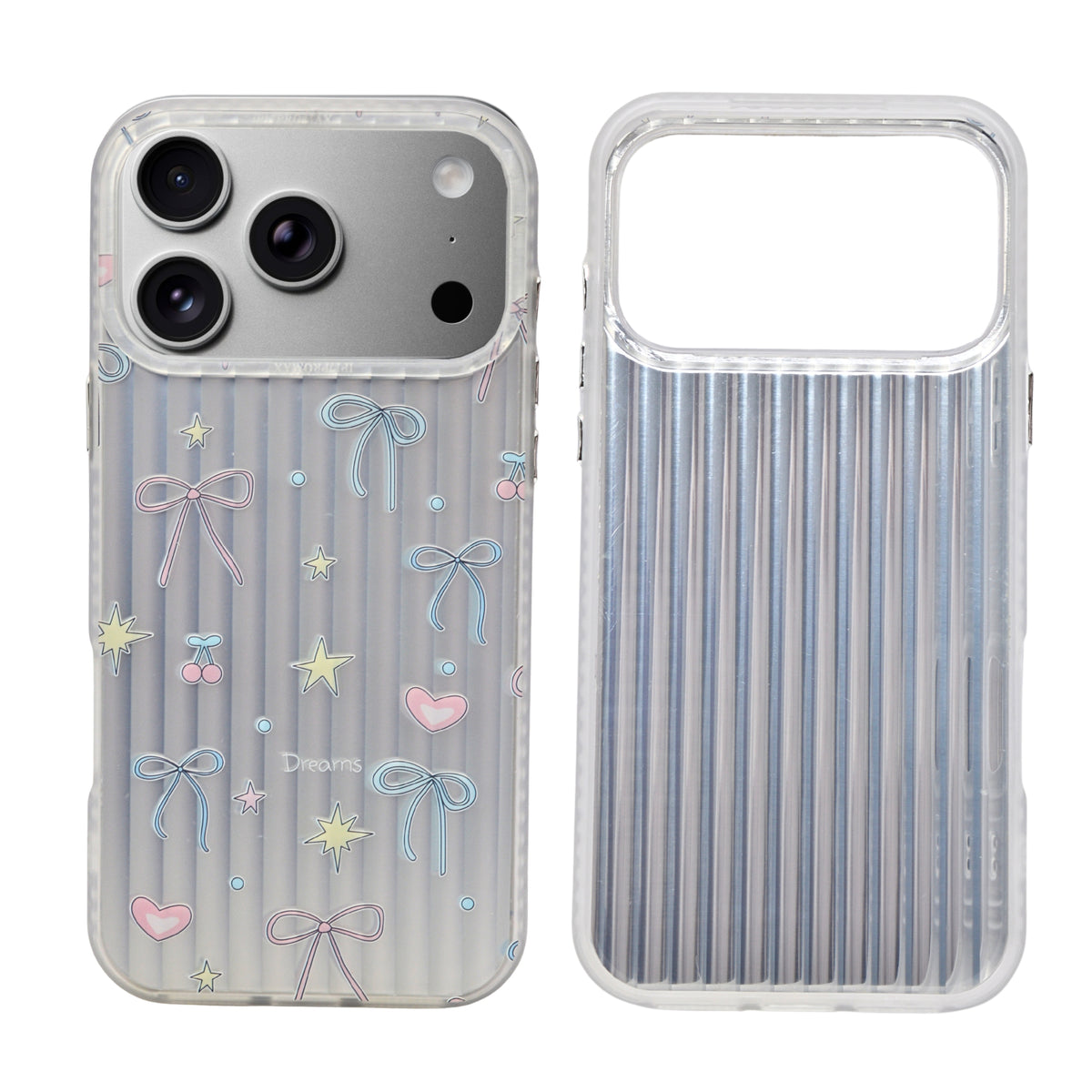 Aesthetic Bow & Floral Phone Case for iPhone 17 Pro