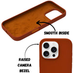 Premium Soft Silicone with Microfiber Lining Phone Case for iPhone 16 Pro