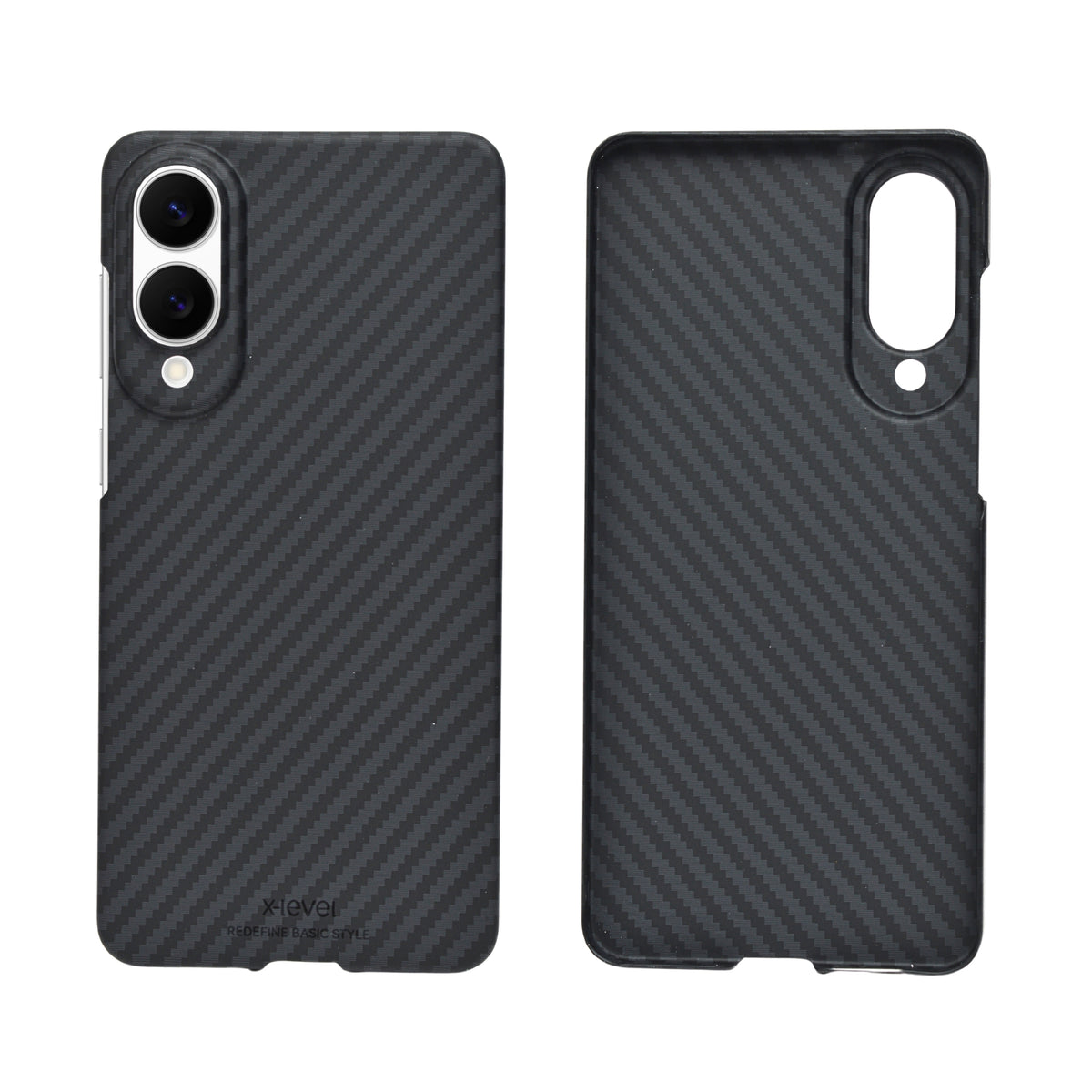 Premium Carbon Texture Slim Fit Phone Case for Samsung Galaxy S25 Edge