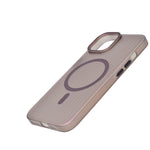 Tinted Transparent Corrugated Texture MagSafe Compatible Phone Case for iPhone 13/ 14