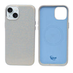 Glitter Marble with Sparkle Finish Phone Case For iPhone 14 Plus / 15 Plus