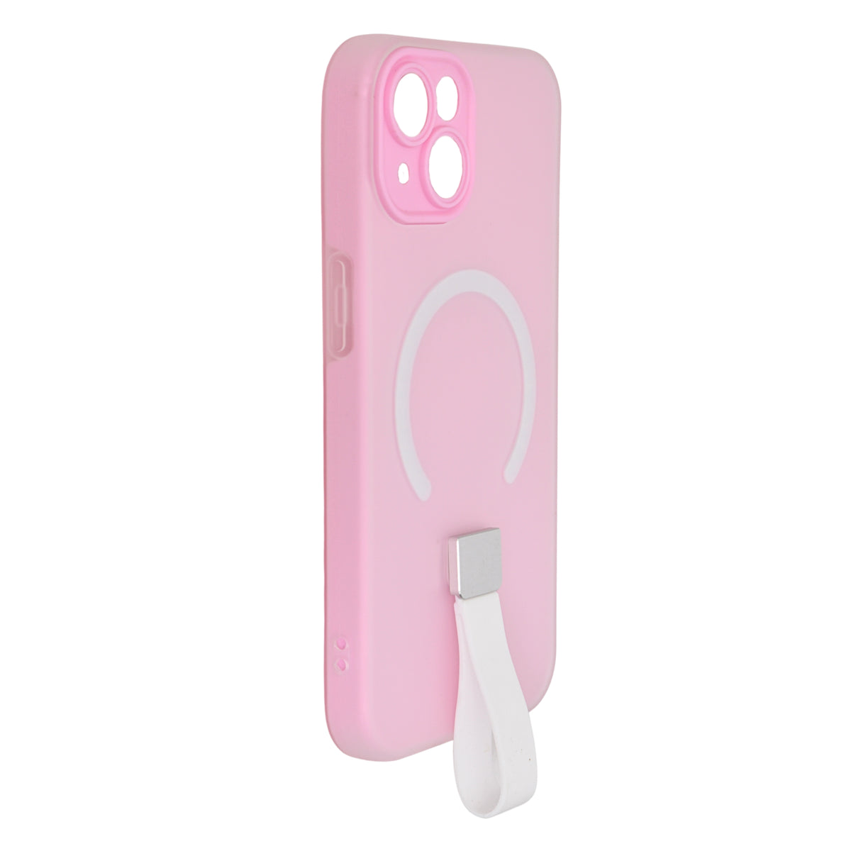 Frosty Matte with Silicone Finger Loop Phone Case for iPhone 13 / 14